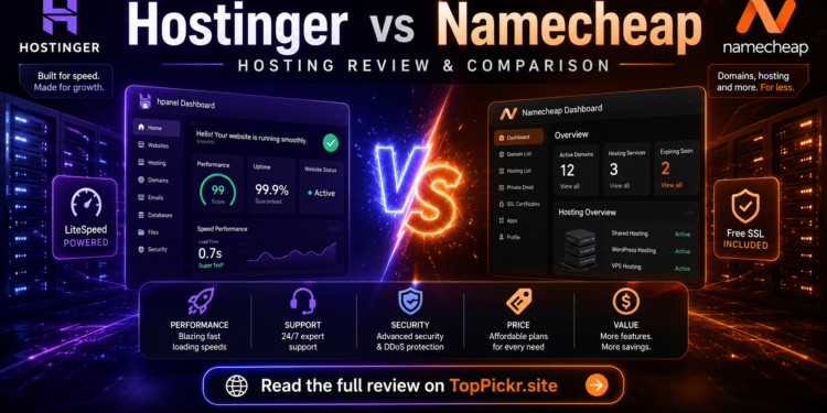 Hostinger vs Namecheap
