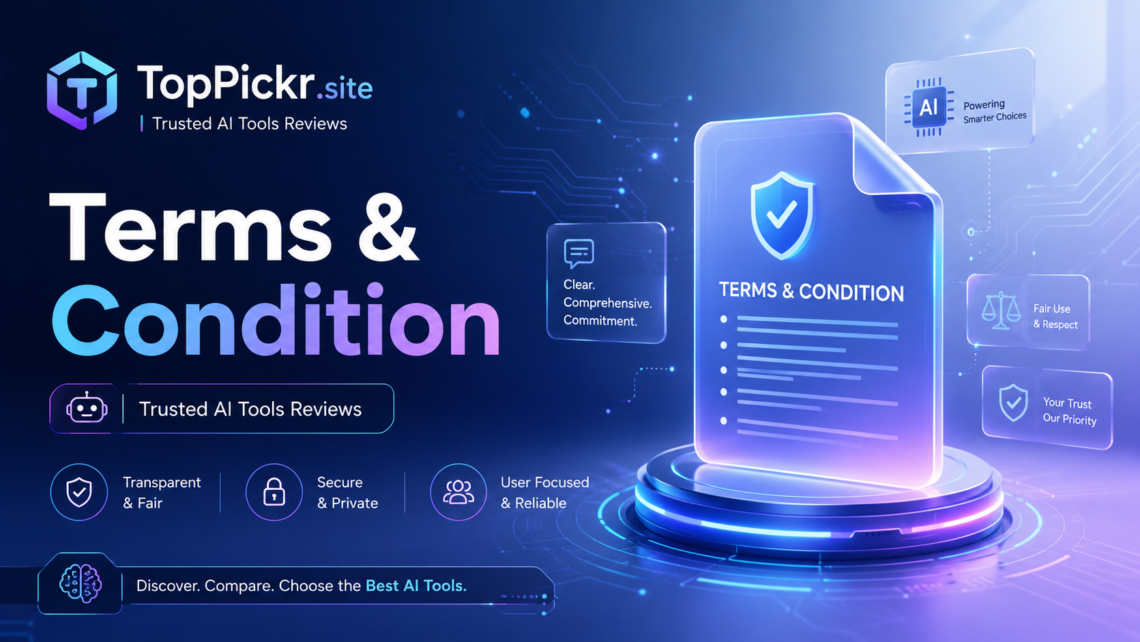 Terms & Condition TopPickr.site