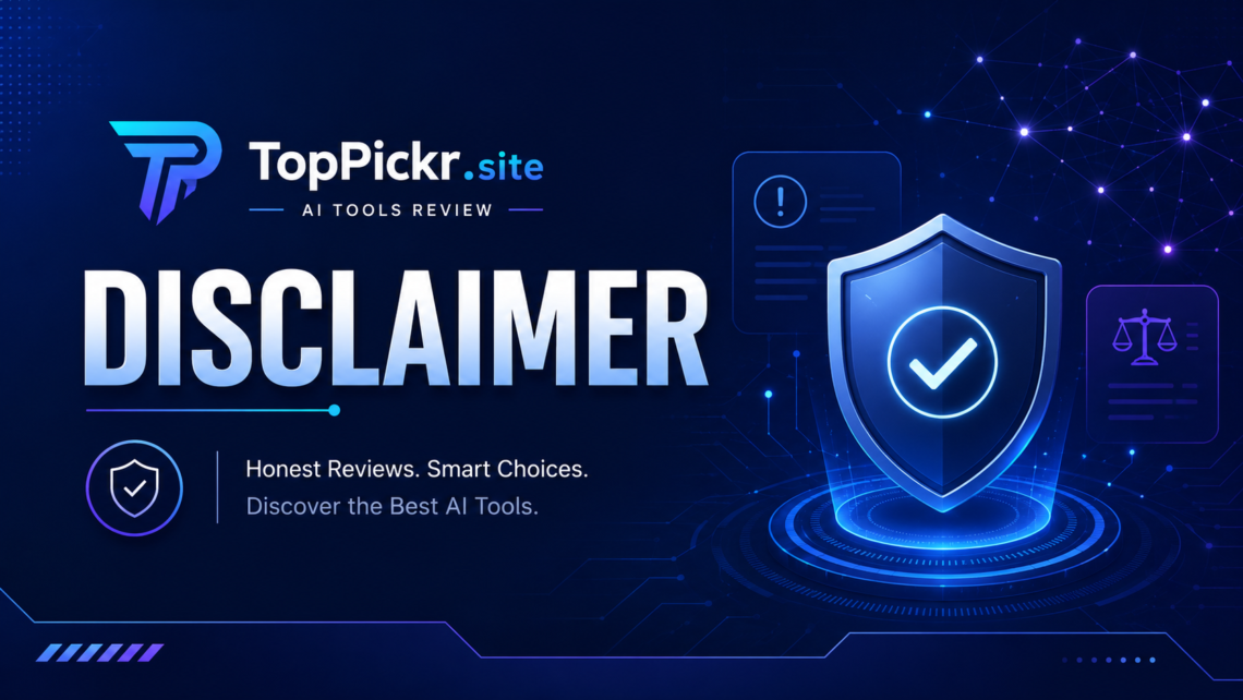 Disclaimer TopPickr.site